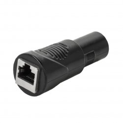 Accu Cable DMX adapter ACRJ45-3PM ( RJ45 to 3pin XLR Male )