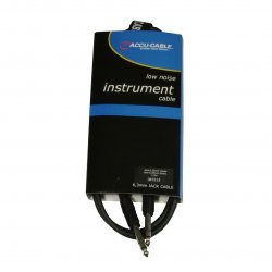 Accu Cable Jack 6,3 Stereo 1,5m Accu Cable Jack 6,3 Stereo 1,5m