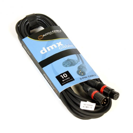 Accu Cable DMX 10m 3pin