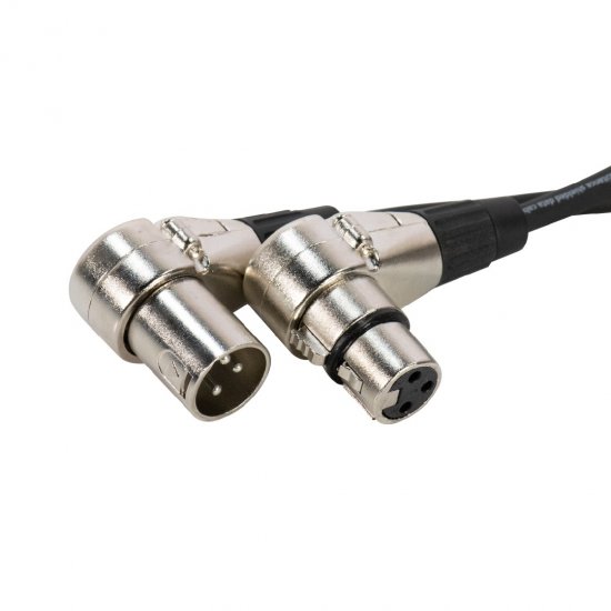 Accu Cable DMX 1,5 m 3pin 90°