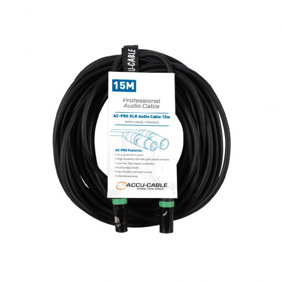 Accu Cable PRO XLR-XLR 15m MKII