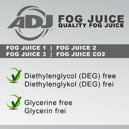 ADJ Fog Juices 1 - Light 5 Lit.