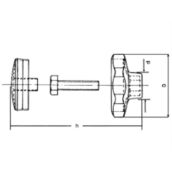 Madlo-skrutka C40 M6 Madlo-skrutka C40 M6
