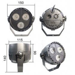 Danel QW-12 Mini LED PAR 12W RGBW 4v1