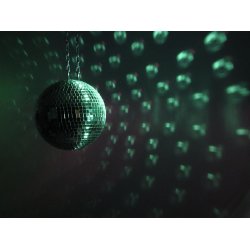 E-Lite zrkadlová guľa 20cm Color SET