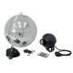 E-Lite zrkadlová guľa 30cm Color LED RGB SET IR