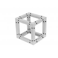 DECOTRUSS Quad Corner Block Silver