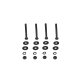 DECOTRUSS Quad Bolt Set M8x70 black