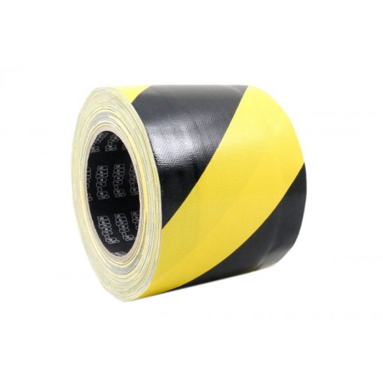 Gaffa tunelová páska čierno-žltá 100mm/25m