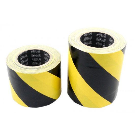 Gaffa tunelová páska čierno-žltá 150mm/25m