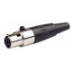 DAP N-CON Mini XLR 4P Plug - female Cable