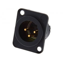 Neutrik NC3MD-LX BAG (male chasis black) Neutrik NC3MD-LX BAG (male chasis black)