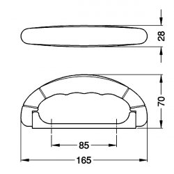 Penn Elcom 4245 rúčka kufrová