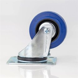 Penn Elcom W0990/80 koliesko 80mm modré bez brzdy