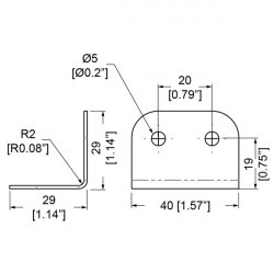 Penn Elcom B1125z "L" spojka  stredná