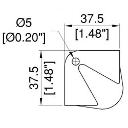 Penn Elcom C1187z (CG1050)  roh stredný