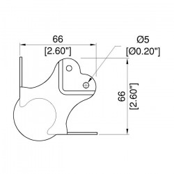Penn Elcom C1339/30z roh veľký s prelisom na 30mm lišty