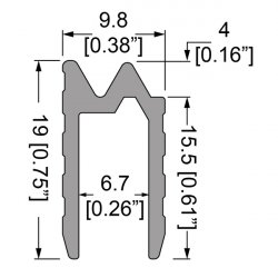 Penn Elcom 0300 hybrid 6,8mm dĺžka / 1m
