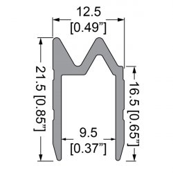 Penn Elcom 0581E hybrid 9,5mm / 1m ELOX