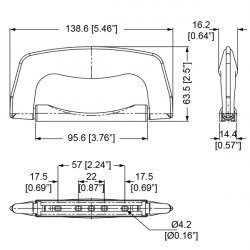Penn Elcom H1425 rúčka kufrová