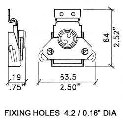 Penn Elcom L0915z motýľ stredný bez vaničky Penn Elcom L0915z motýľ stredný bez vaničky