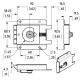 Penn Elcom LG-2472 dvierkový uzáver zamykací