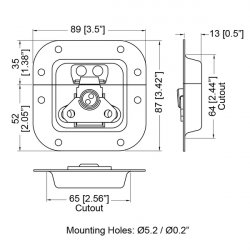 Penn Elcom L0904/914 motýľ malý Penn Elcom L0904/914 motýľ malý