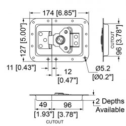 Penn Elcom L925/530-38z motýľ veľký automatický 15,5mm Penn Elcom L925/530-38z motýľ veľký automatický 15,5mm