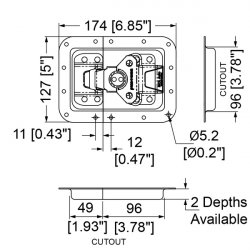 Penn Elcom L944/537MOL3 motýľ veľký automatický Penn Elcom L944/537MOL3 motýľ veľký automatický