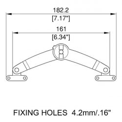 Penn Elcom P1247zn vekový pánt s dorazom veľký