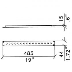Penn Elcom R1269/1Uk 12xNeutrik D