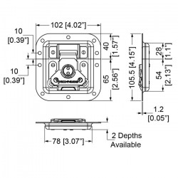 Penn Elcom L905/928/10SMOL3 motýľ stredný 10mm Automatický Penn Elcom L905/928/10SMOL3 motýľ stredný 10mm Automatický