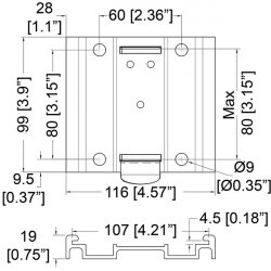 Penn Elcom W0090/HD botička pre koliesko Sada 4 ks Penn Elcom W0090/HD botička pre koliesko Sada 4 ks