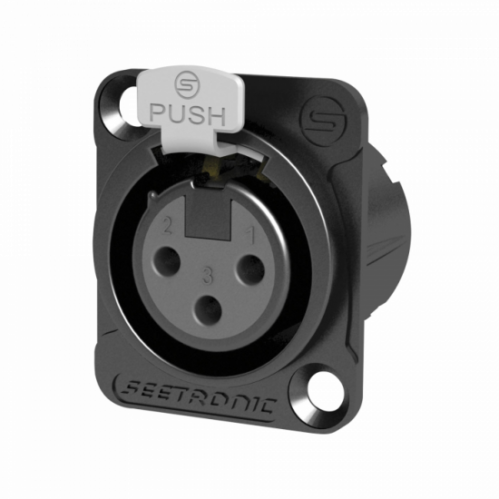 Seetronic MK3F2CB XLR 3P Chassis Female Seetronic MK3F2CB XLR 3P Chassis Female
