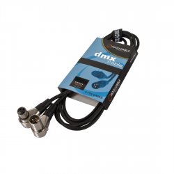 Accu Cable DMX 1,5 m 3pin 90° Accu Cable DMX 1,5 m 3pin 90°