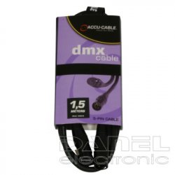 Accu Cable DMX 1,5m 5pin Accu Cable DMX 1,5m 5pin