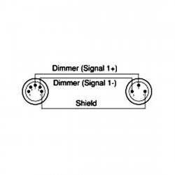 Accu Cable DMX adapter 3pin male/5pin female Accu Cable DMX adapter 3pin male/5pin female