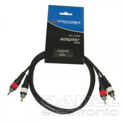 Accu Cable RCA-RCA 0,5m Accu Cable RCA-RCA 0,5m