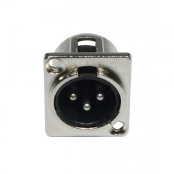 Accu-cable XLR male panelový Accu-cable XLR male panelový