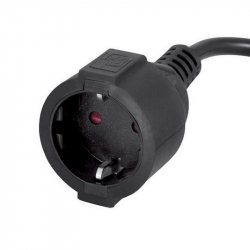 Adaptér-Redukcia 230V IEC male / Shucko female Adaptér-Redukcia 230V IEC male / Shucko female