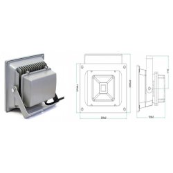 Danel UV LED Flood 20W Danel UV LED Flood 20W