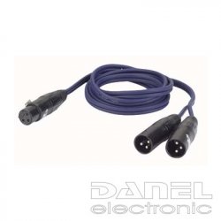 Dap Audio FL-39150 XLR M-2xXLRf 1,5m Dap Audio FL-39150 XLR M-2xXLRf 1,5m