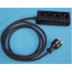 Kábel predlžovací 1m 3-zászuvka Kábel predlžovací 1m 3-zászuvka
