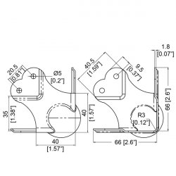 Penn Elcom C1375/3ez z roh veľký s prelisom na 30mm lišty