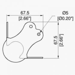 Penn Elcom C1993/01z roh veľký stohovateľný s prelisom na 35mm lišty Penn Elcom C1993/01z roh veľký stohovateľný s prelisom na 35mm lišty