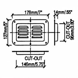 Penn Elcom D0506/07z miska vetracia 178x127mm