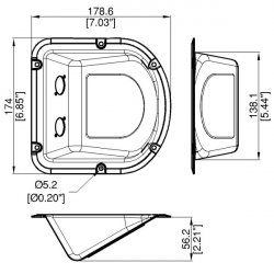 Penn Elcom D9802k miska pre 2xSpeakon čierna Penn Elcom D9802k miska pre 2xSpeakon čierna