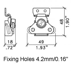 Penn Elcom L0914z motýľ malý bez vaničky Penn Elcom L0914z motýľ malý bez vaničky