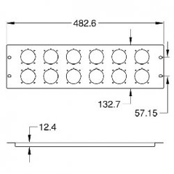 Penn Elcom R1284/3Uk 12xShucko