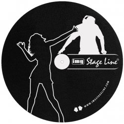 Stage Line DJP-2M SLIPMAT čierny Stage Line DJP-2M SLIPMAT čierny